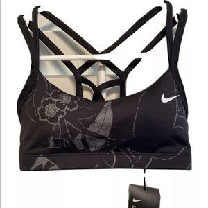 Nike Women's Favorites Flower Sports Bra X-SMALL